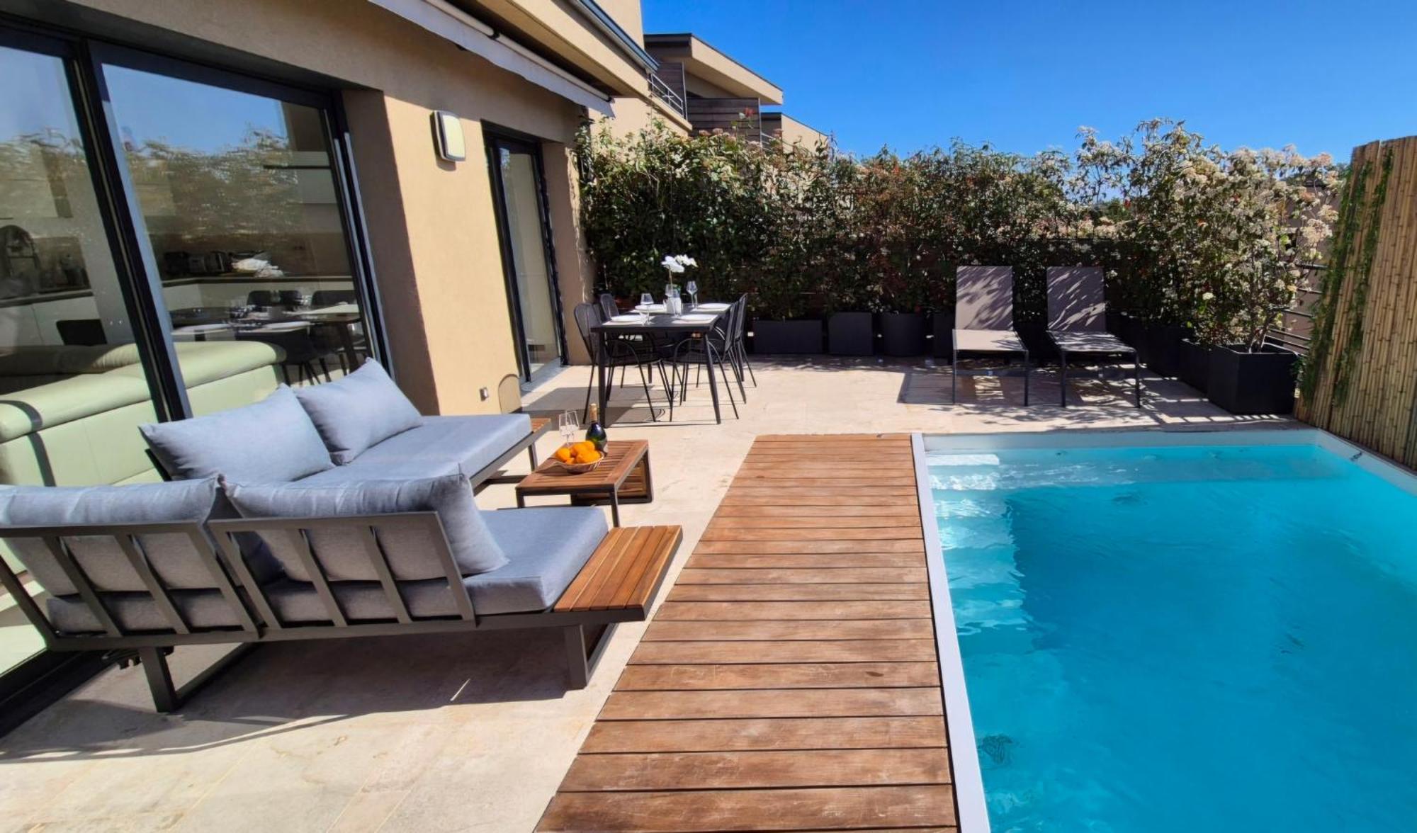 Villa Moderne De Standing Avec Piscine Privee A 400M De La Plage - 4 Chambres Conca Zewnętrze zdjęcie