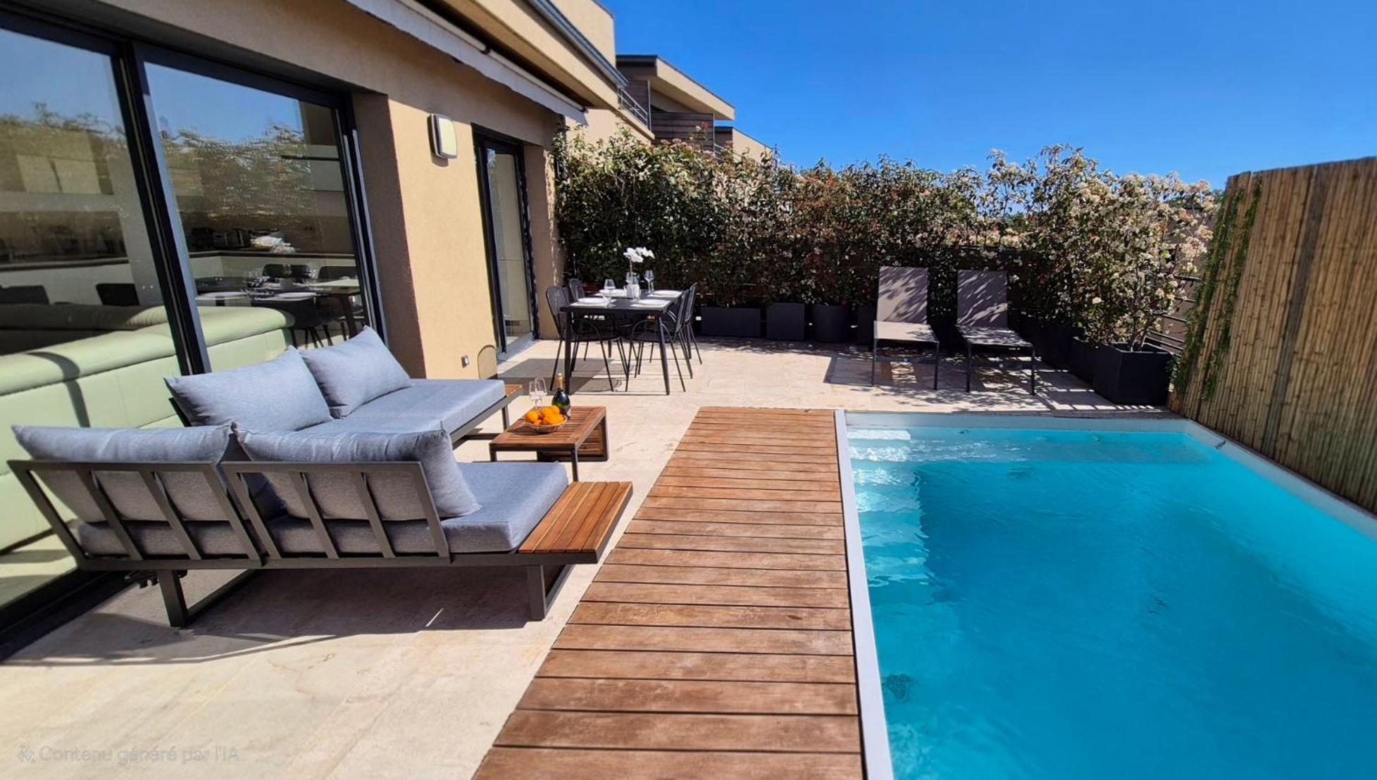 Villa Moderne De Standing Avec Piscine Privee A 400M De La Plage - 4 Chambres Conca Zewnętrze zdjęcie